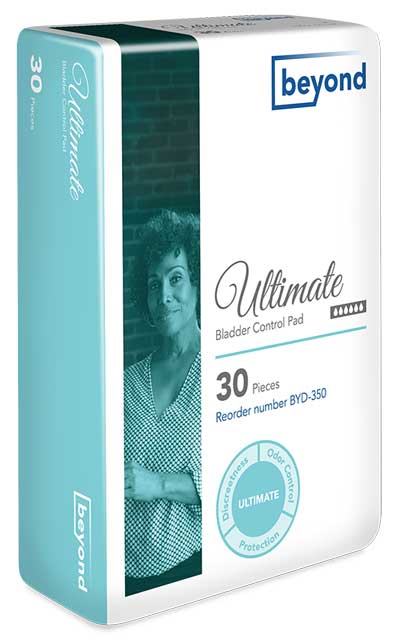 Beyond Ultimate Adult Incontinence Beyond Bladder Pads - 11.75 Inch