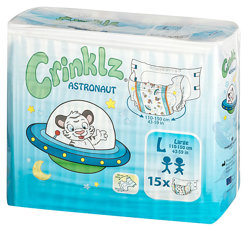 Crinklz (Astronaut) Adult Diaper Briefs