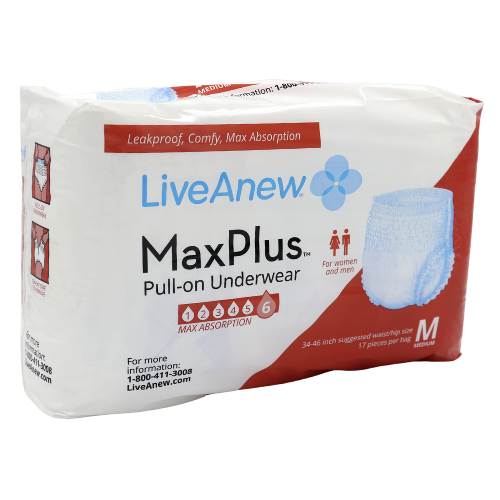 LiveAnew MaxPlus Adult Incontinence Pullup Diaper