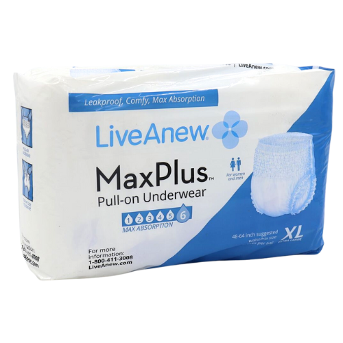 LiveAnew MaxPlus Adult Incontinence Pullup Diaper
