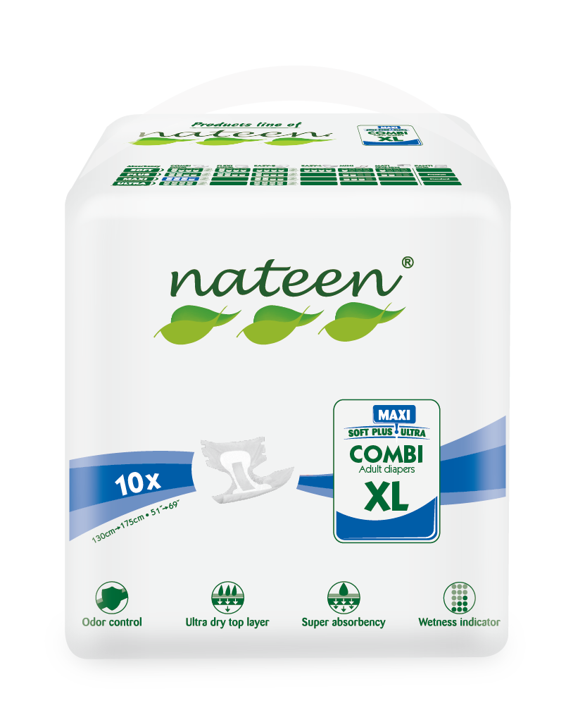 Nateen Combi Maxi Adult Diaper Briefs