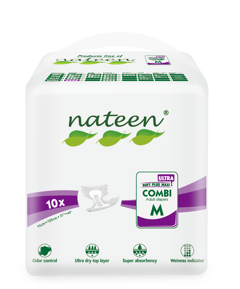 Nateen Combi Super-Ultra Adult Diaper Briefs