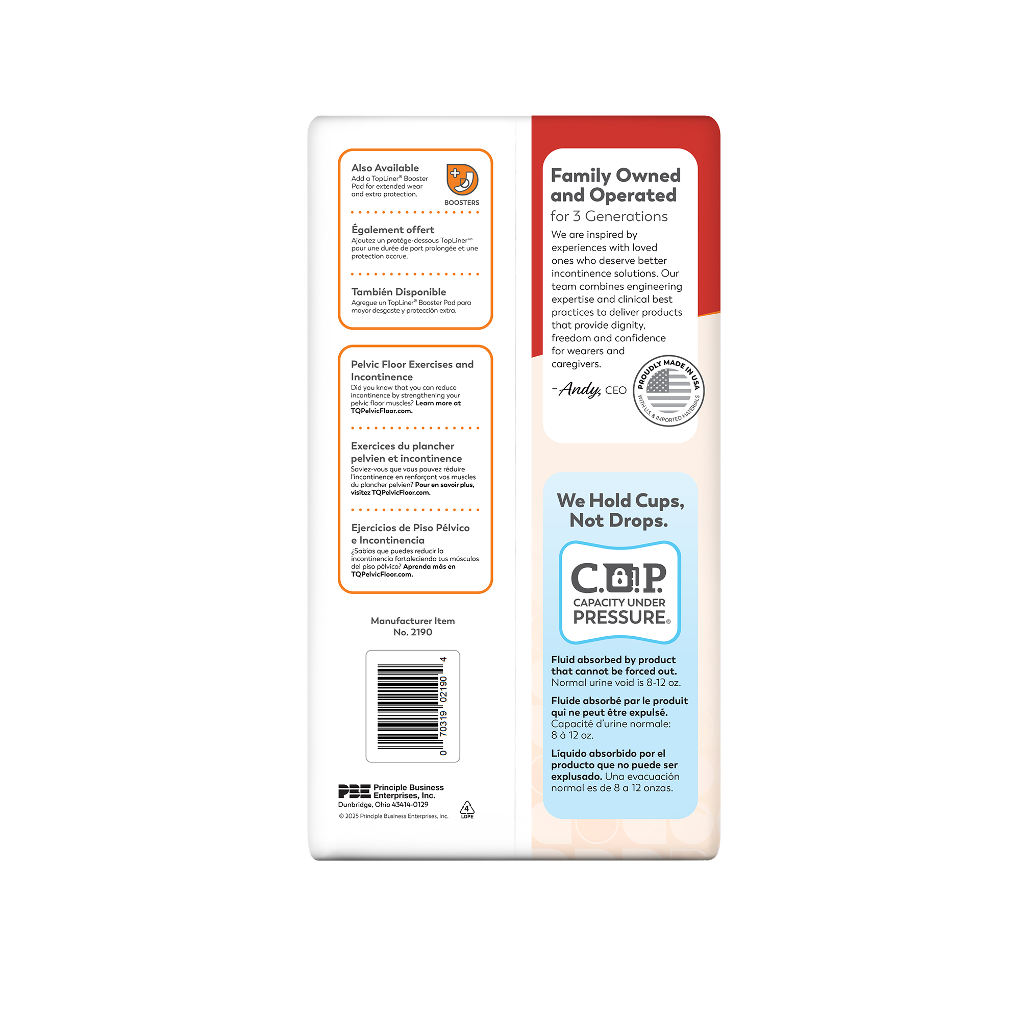 Tranquility Premium Air-Plus Bariatric  XL+ Adult Diaper Brief for Incontinence - Size: XXX-Large