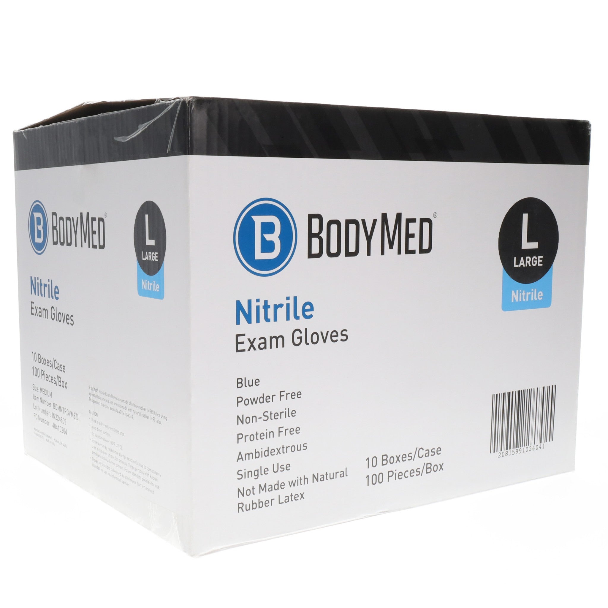 BodyMed Nitrile Gloves - case of 1000