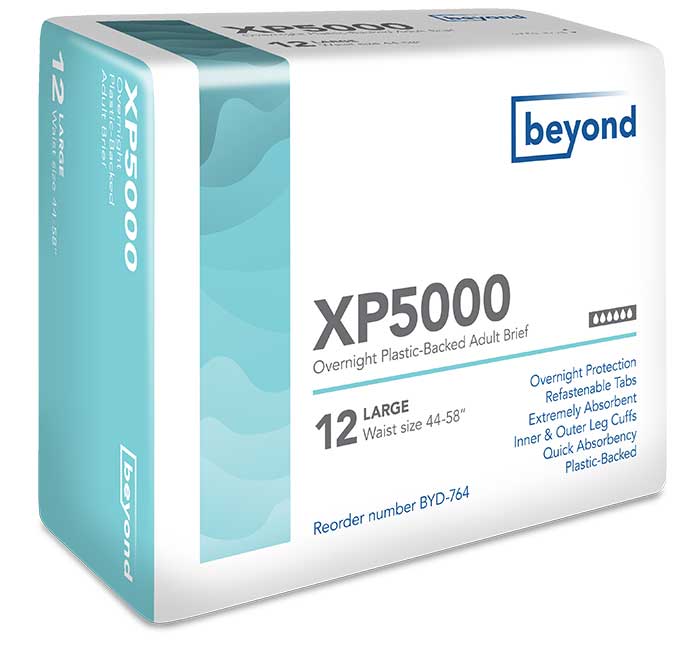 Beyond XP5000 Adult Diaper Brief for Incontinence