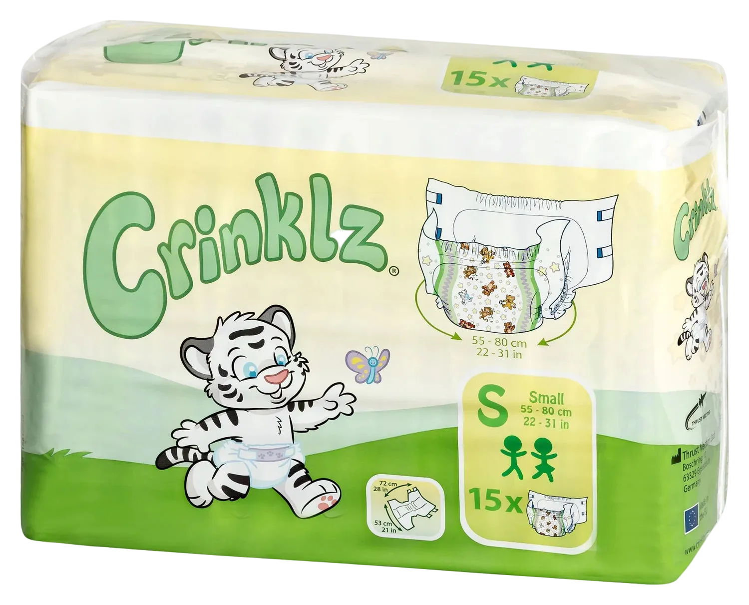 Crinklz adult brief