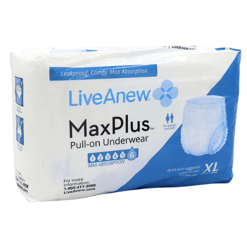 LiveAnew MaxPlus Adult Incontinence Pullup Diaper