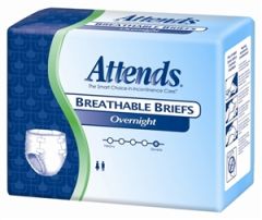 Attends Overnight Breathable Briefs 