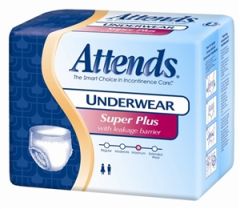 Attends Super Plus  Adult Incontinence Pullup Diaper