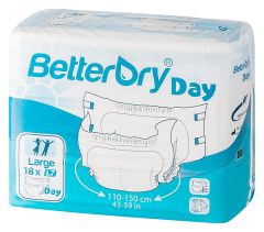 BetterDry Day Adult Diaper Brief for Incontinence