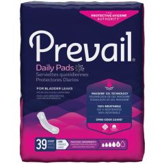 Prevail Maximum Long Adult Incontinence Bladder Control Pad - 13 Inch